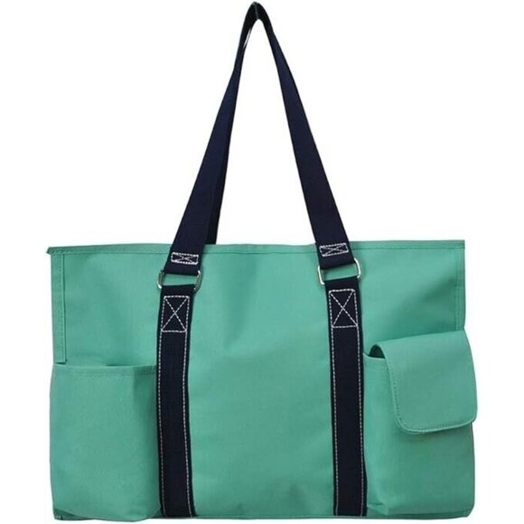 Ngil Canvas Tote Organizer Bag Nurse Mint - Picture 3 of 4